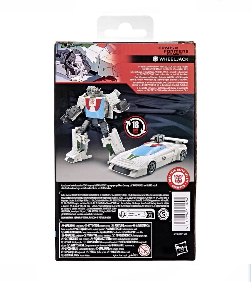 Transformers: The Movie Hasbro 2026 SS Deluxe Class (WHEELJACK) 8+ New