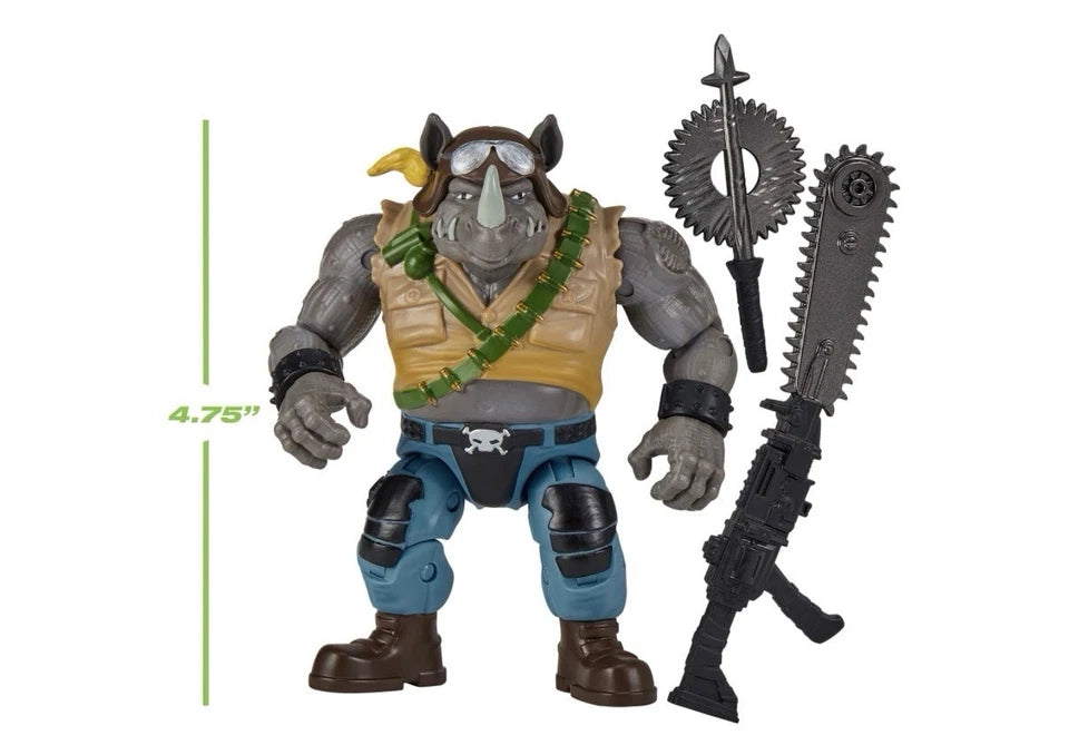 Teenage Mutant Ninja Turtles X G.I.JOE: Playmates 2026 (Buzzer ROCKSTEADY) 4+ New