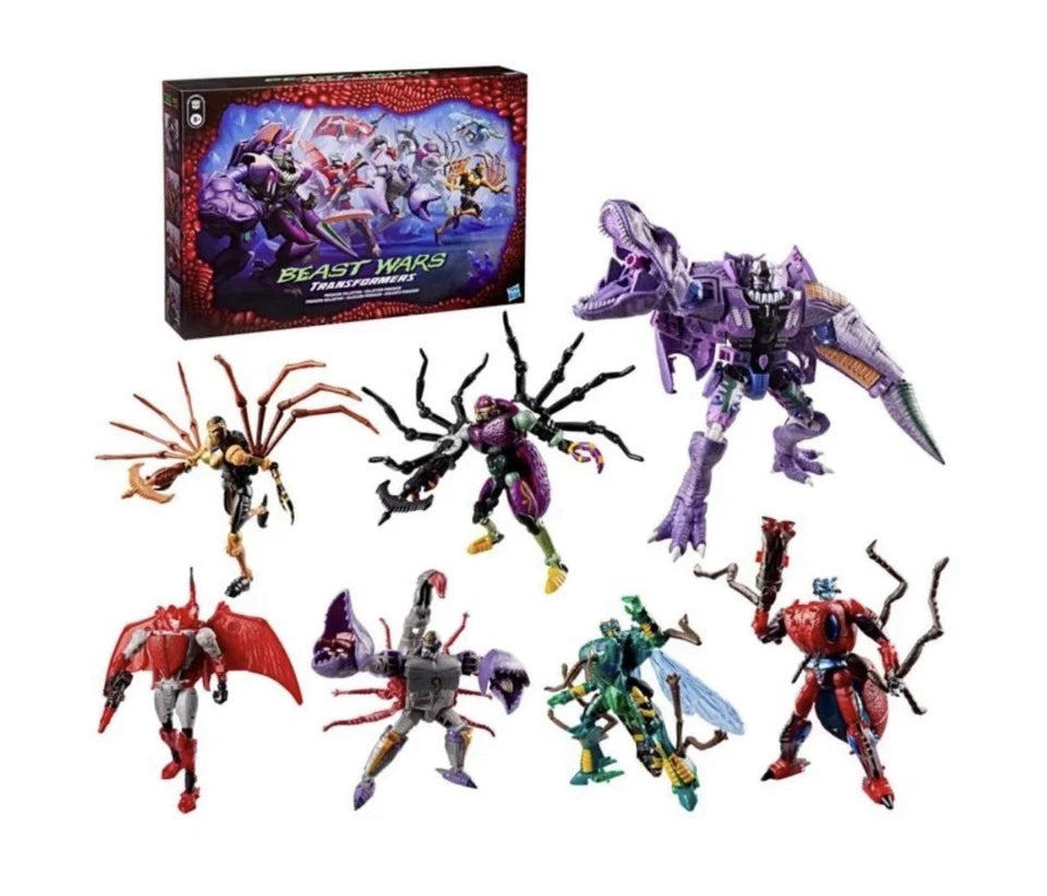 Transformers: Beast Wars Hasbro 2026 7-Figure Pack (PREDACON COLLECTION) 8+ New