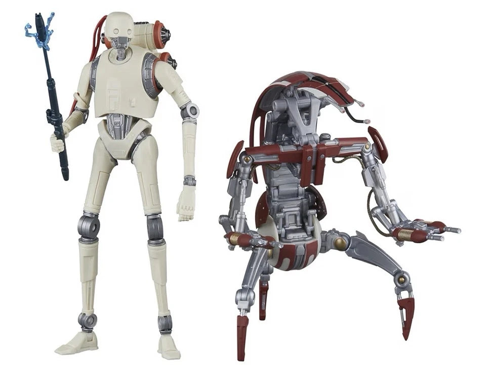 Star Wars: Jedi Survivor Hasbro 2025 The Black Series KX SECURITY DROID ENFORCER & DROIDEKA 4+ New