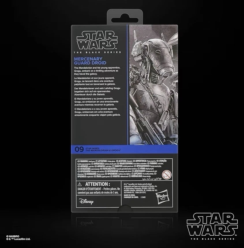 Star Wars: Mandalorian & Grogu Hasbro 2026 The Black Series MERCENARY GUARD DROID 4+ New