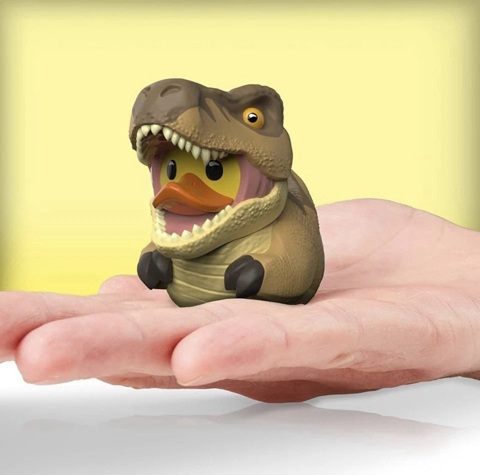 Tubbz Jurassic Park Mini Edition TYRANNOSAURUS REX Cosplaying Duck Figure 3+ New