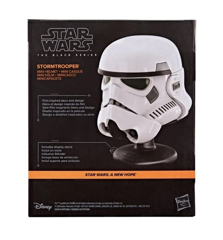 Star Wars: A New Hope Hasbro 2026 The Black Series STORMTROOPER Mini-Helmet 4+ New