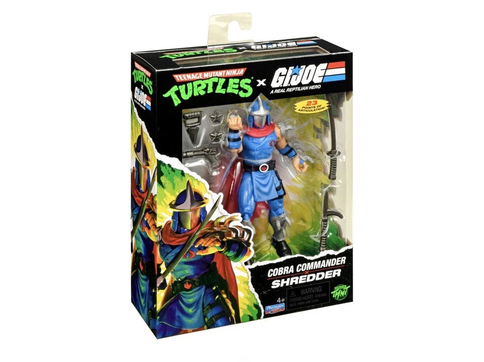 TMNT X G.I.JOE: Playmates Toys 2026 - (Cobra Commander SHREDDER) 4+ Brand New