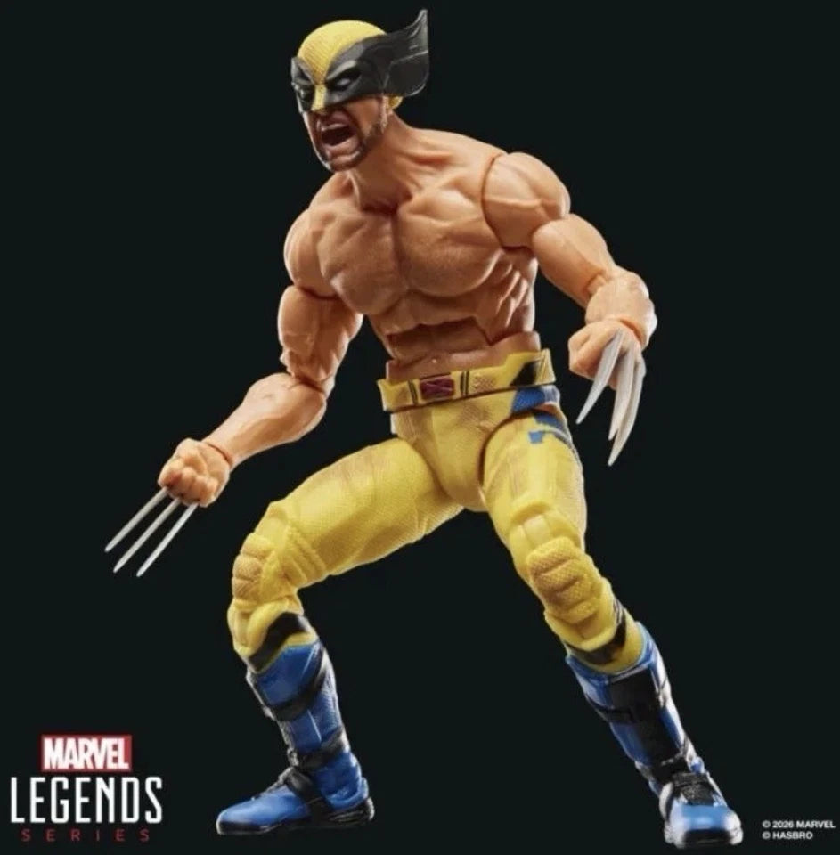 Marvel Legends Series: Hasbro 2026 DeadPool & Wolverine - Shirtless (WOLVERINE) 14+ New