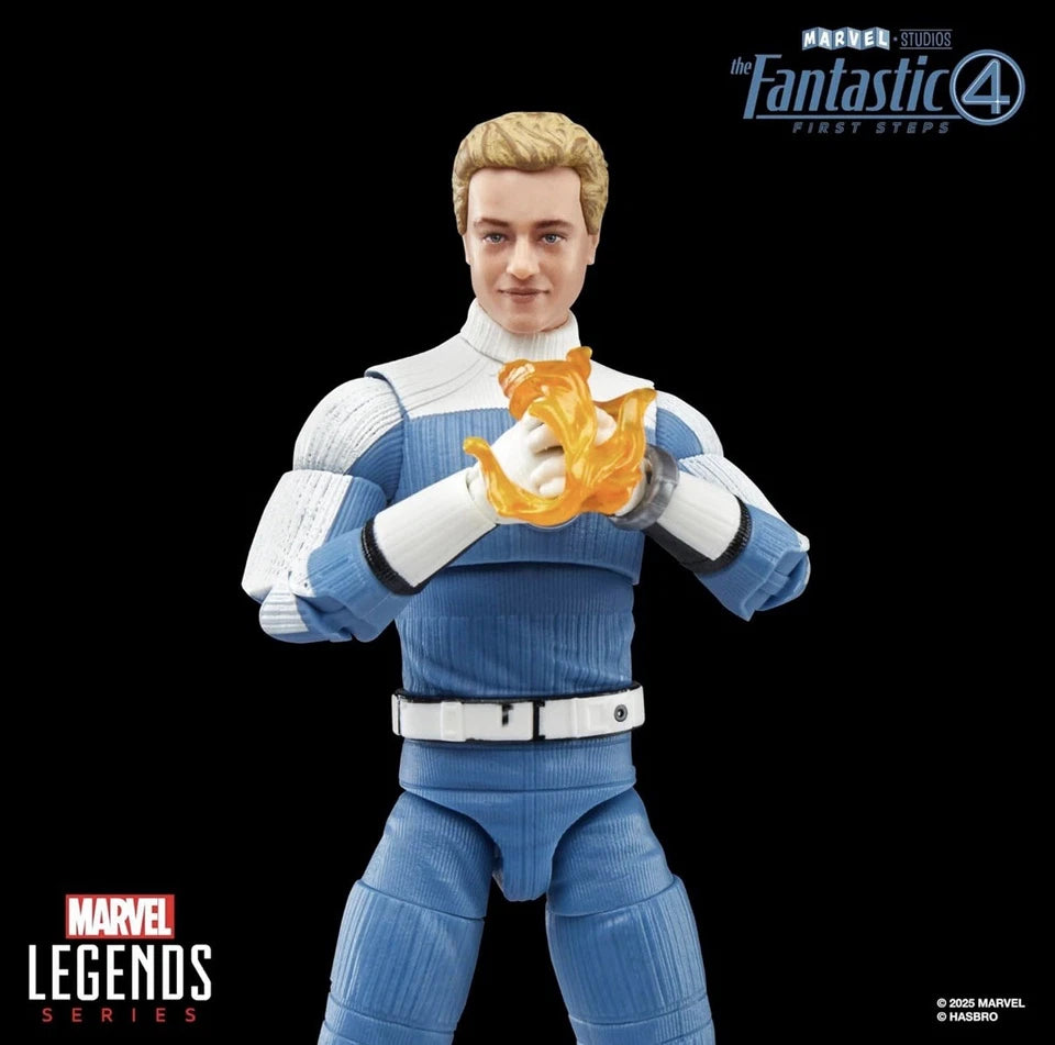 Marvel Legends Series: Hasbro 2025 The Fantastic 4: First Steps (JOHNNY STORM) 4+ New