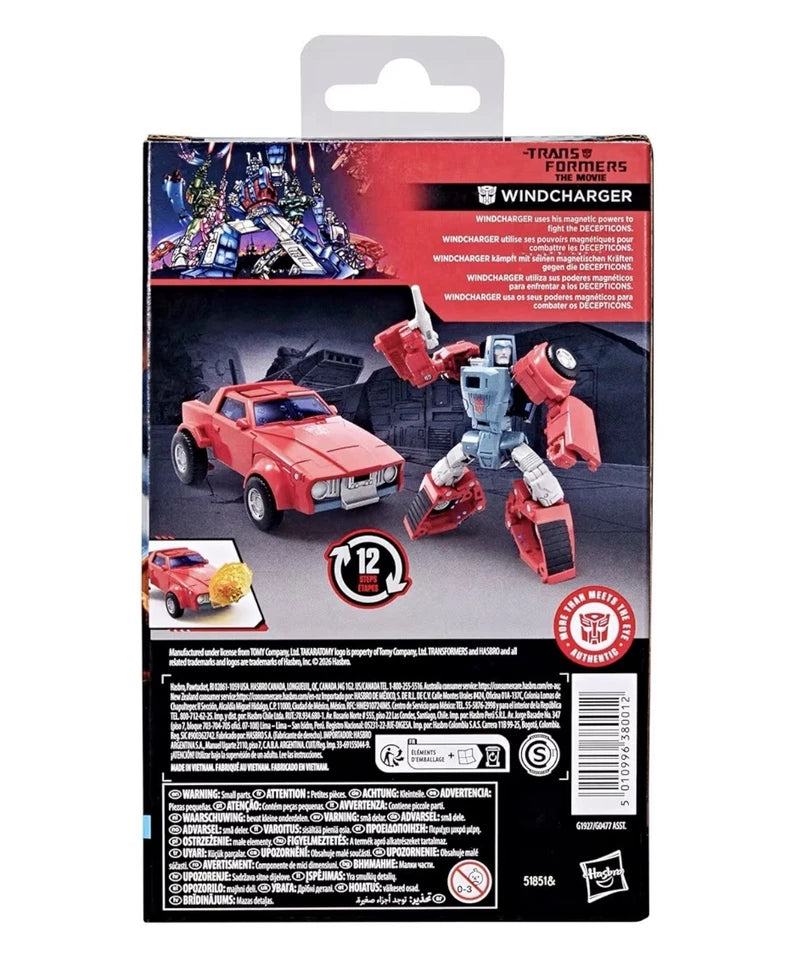 Transformers: The Movie 2026 Hasbro Studio Series Deluxe Class (WINDCHARGER) 8+ Brand New