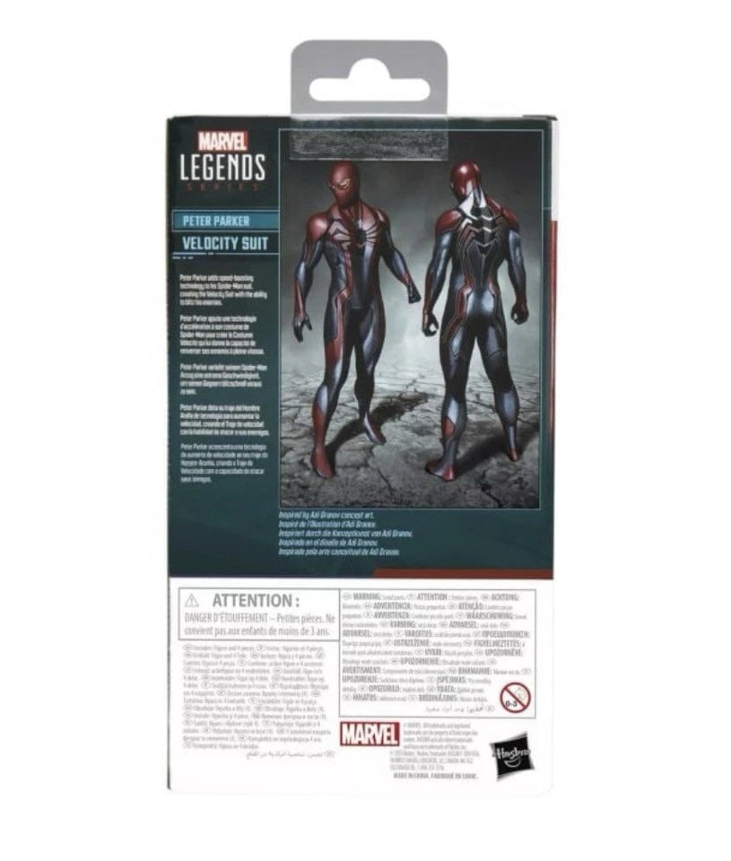 Marvel Legends Series: Hasbro 2025 Spider-Man Gamerverse (PETER PARKER VELOCITY SUIT) 4+ New