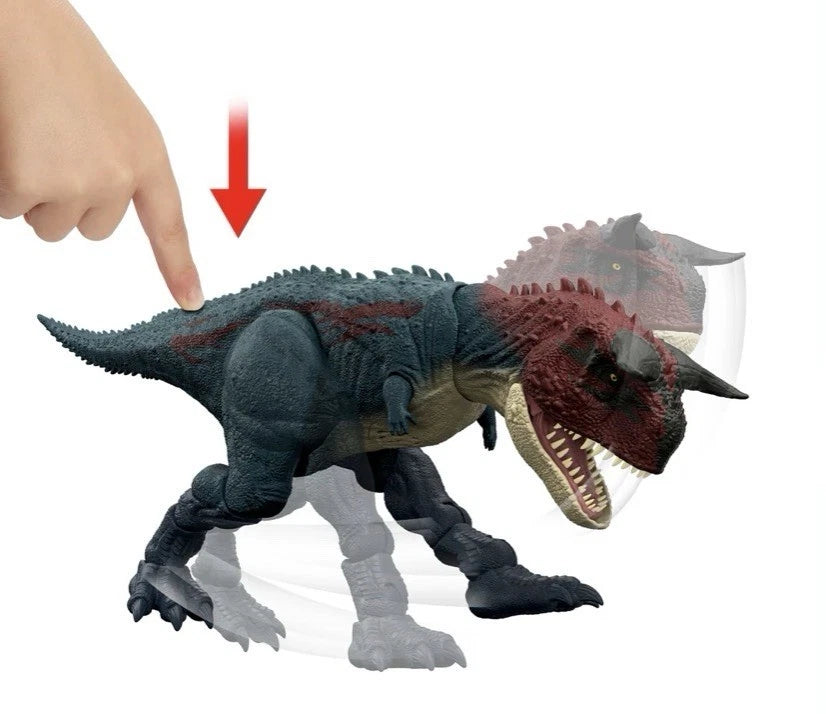 Jurassic World: Survival Mattel 2025 - Charge ‘N Chomp CARNOTAURUS 4+ Brand New