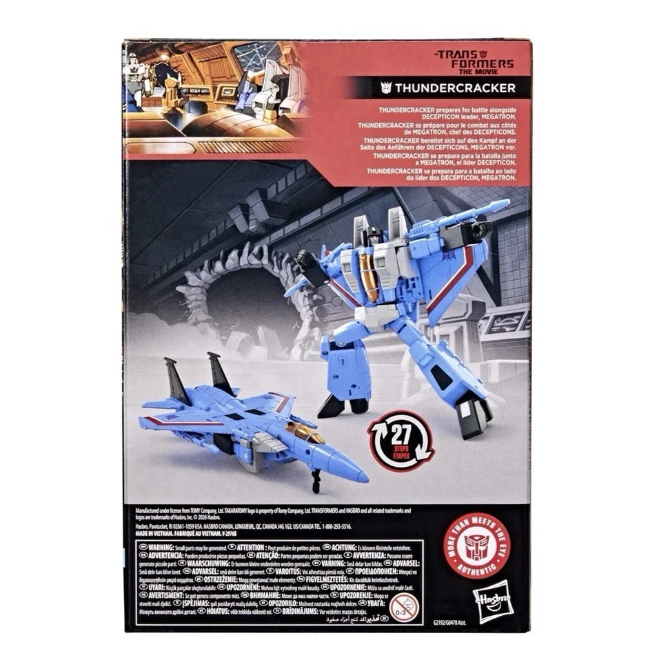 Transformers: The Movie Hasbro 2025 SS Voyager Class (THUNDERCRACKER) 8+ Brand New
