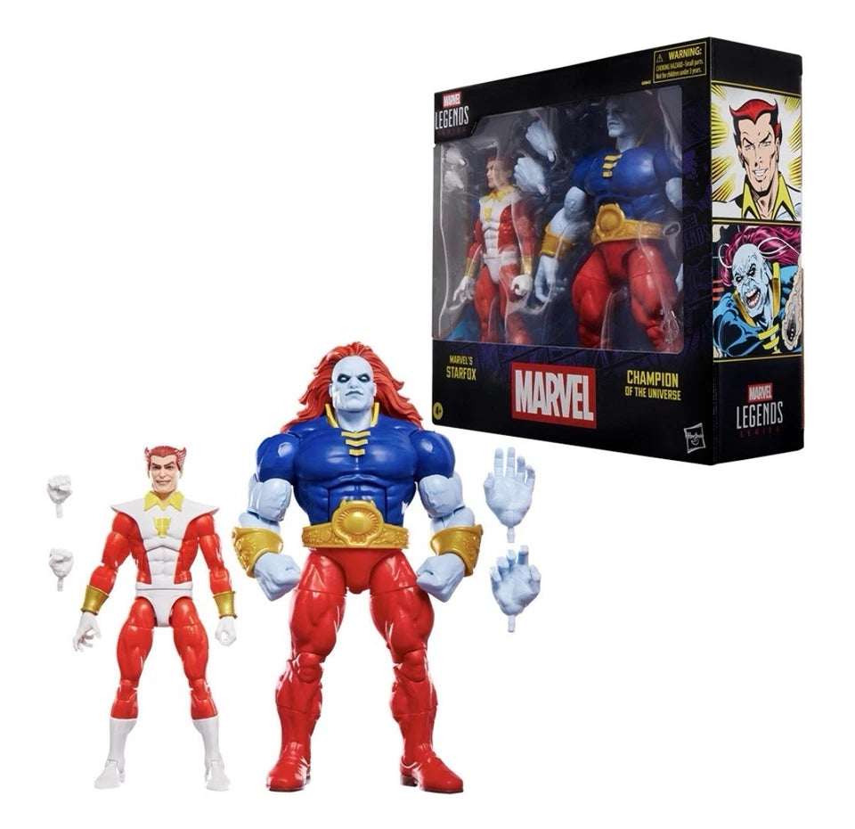 Marvel Legends Series: Hasbro 2025 MARVEL’S STARFOX & CHAMPION OF THE UNIVERSE 4+ New