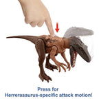 Jurassic World: Dominion Mattel 2022 Dino Trackers Strike Attack HERRERASAURUS 4+ New