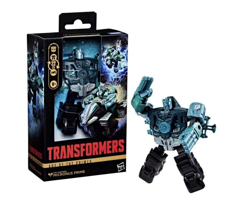 Transformers: Age Of The Primes Hasbro 2025 Deluxe Class The Thirteen MICRONUS PRIME 8+ New
