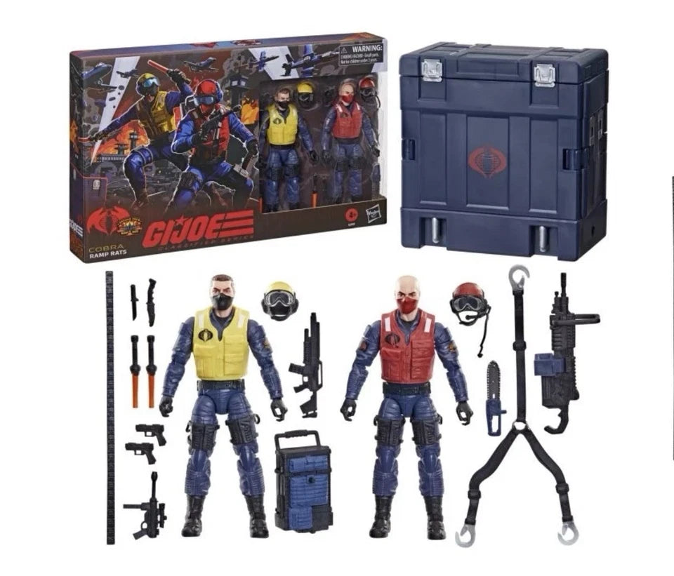 G.I. Joe Classified Series: Hasbro 2026 (COBRA RAMP RATS & GROUND CREW #195) 4+ New