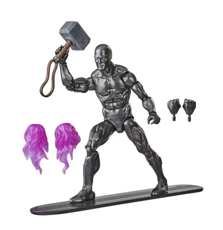 Marvel Legends Series: Hasbro 2025 Silver Surfer (SILVER SURFER) With Mjolnir 4+ New