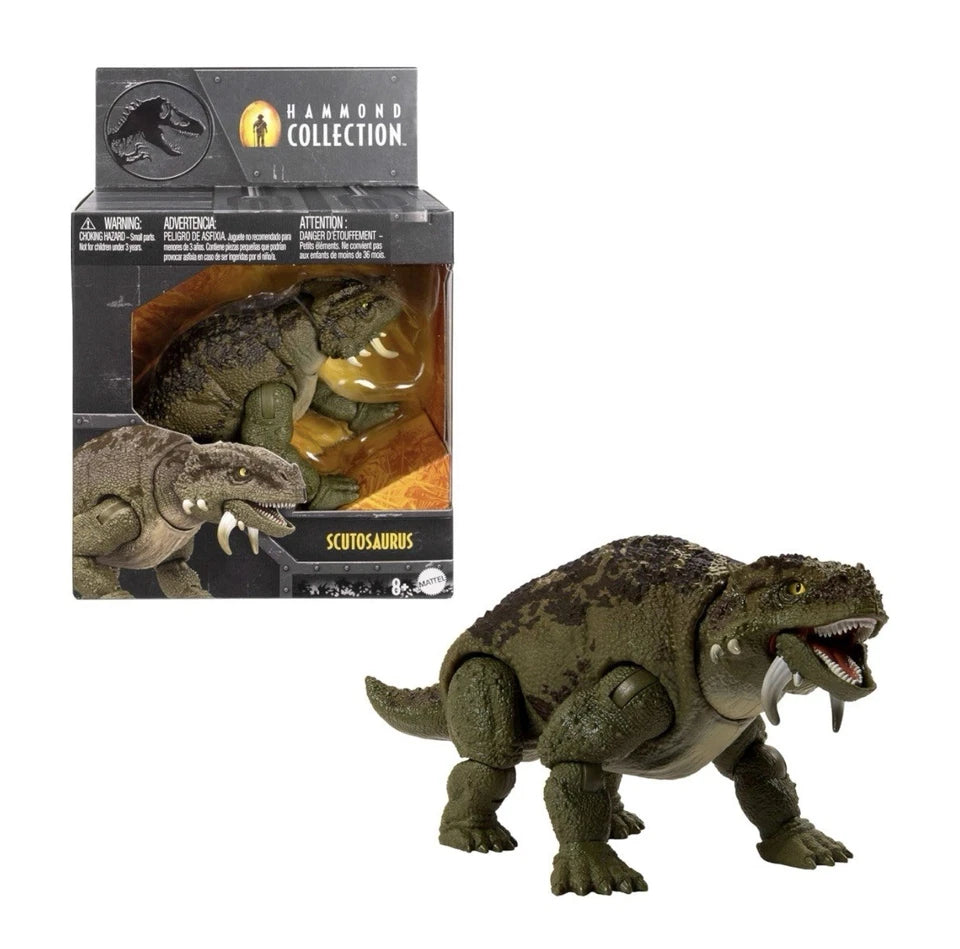Jurassic World: Hammond Collection Mattel 2024 SCUTOSAURUS 8+ Brand New