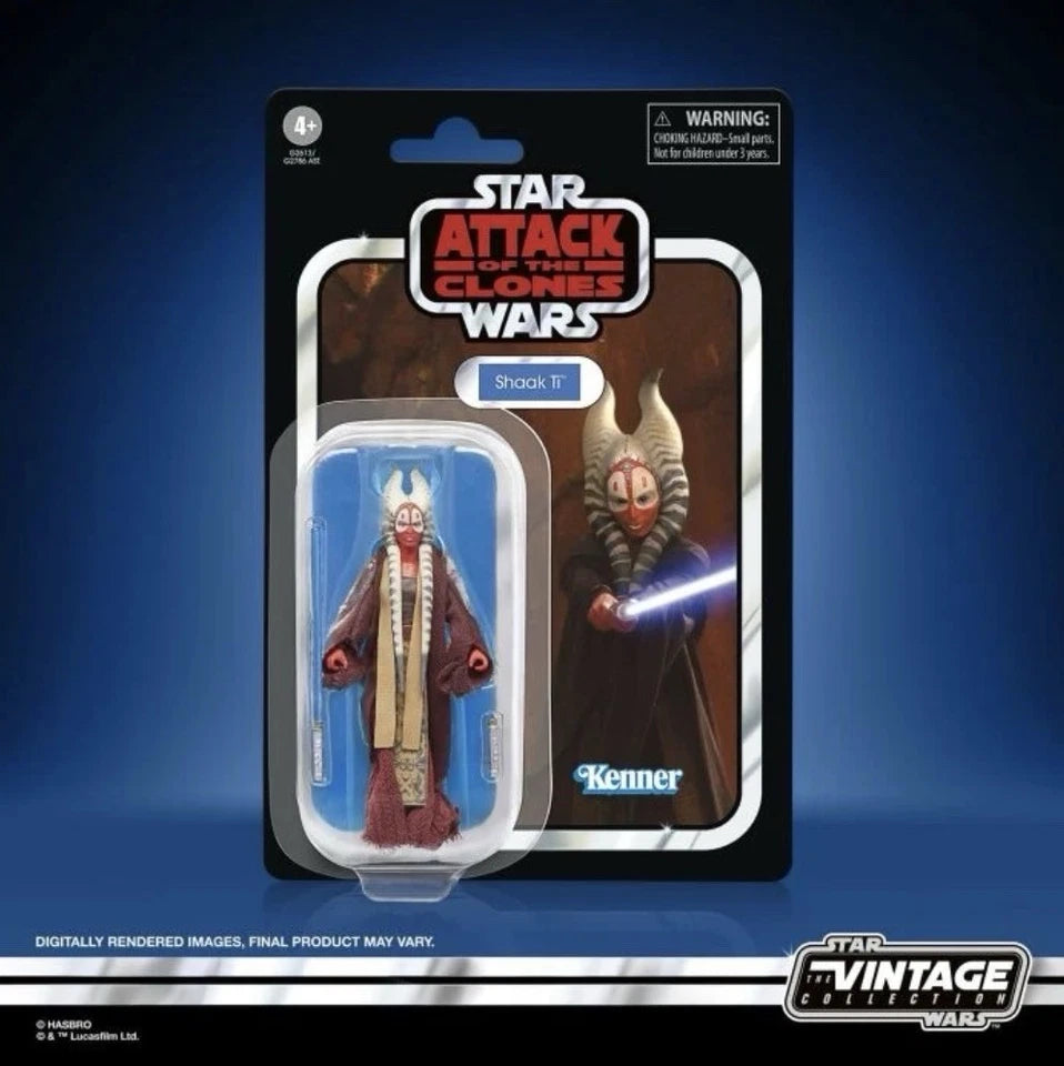 Star Wars: Attack Of The Clones Hasbro 2025 The Vintage Collection SHAAK TI 4+ New