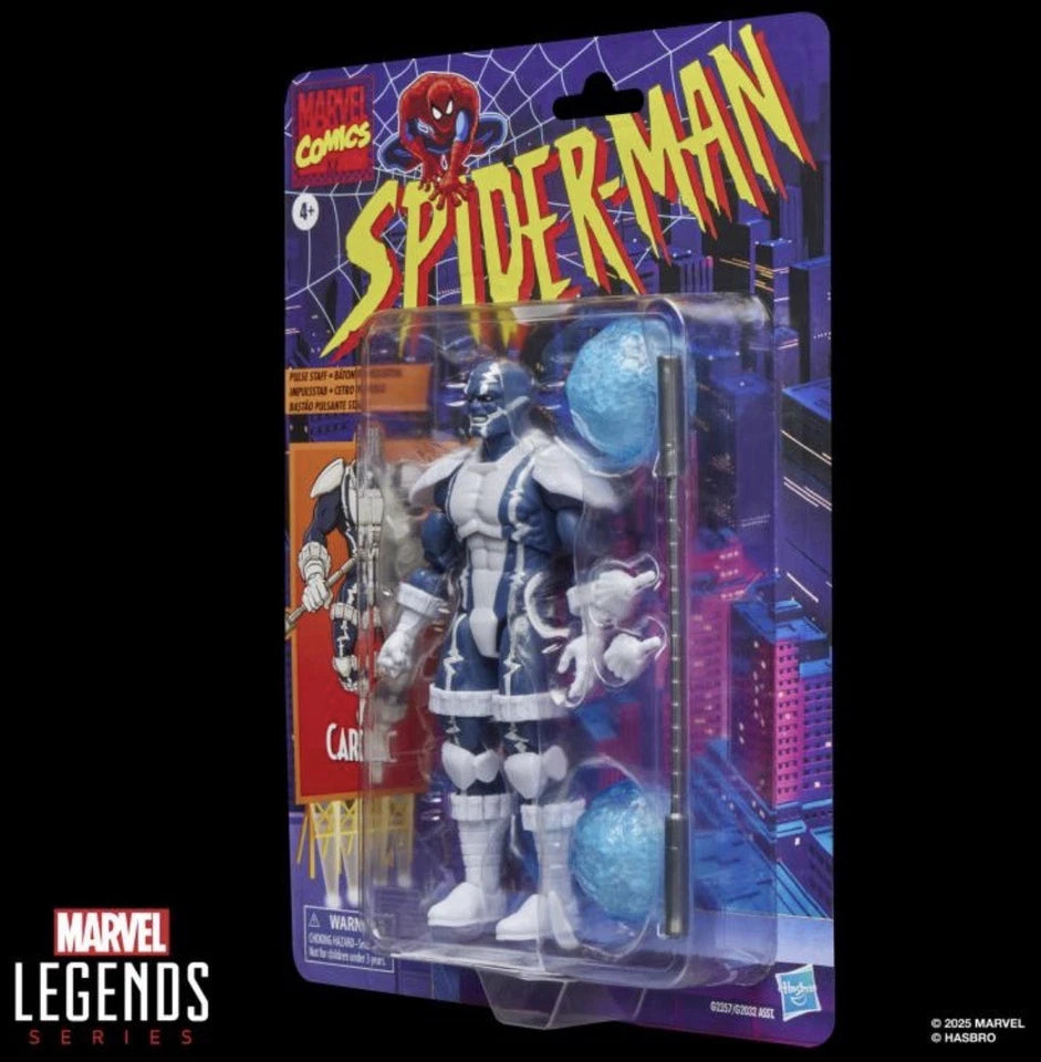 Marvel Legends Comics: Hasbro 2025 Retro Spider-Man (CARDIAC) 4+ Brand New