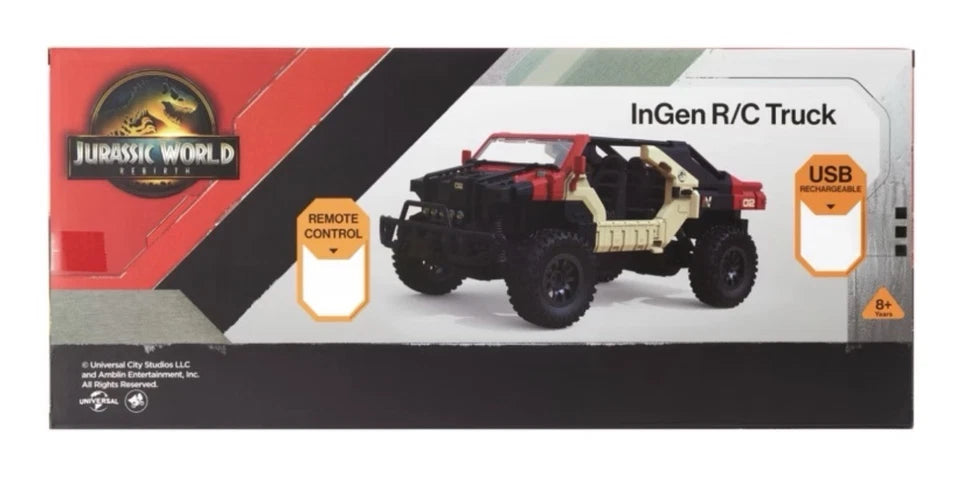 Jurassic World: Rebirth - Universal Studios 2025 1:16 (INGEN R/C TRUCK) 8+ New