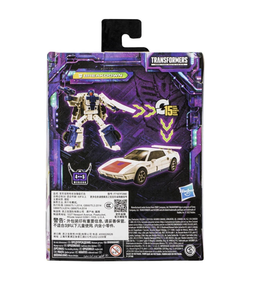 Transformers: Generations Hasbro 2025 Legacy Deluxe Class (BREAKDOWN) 8+ New
