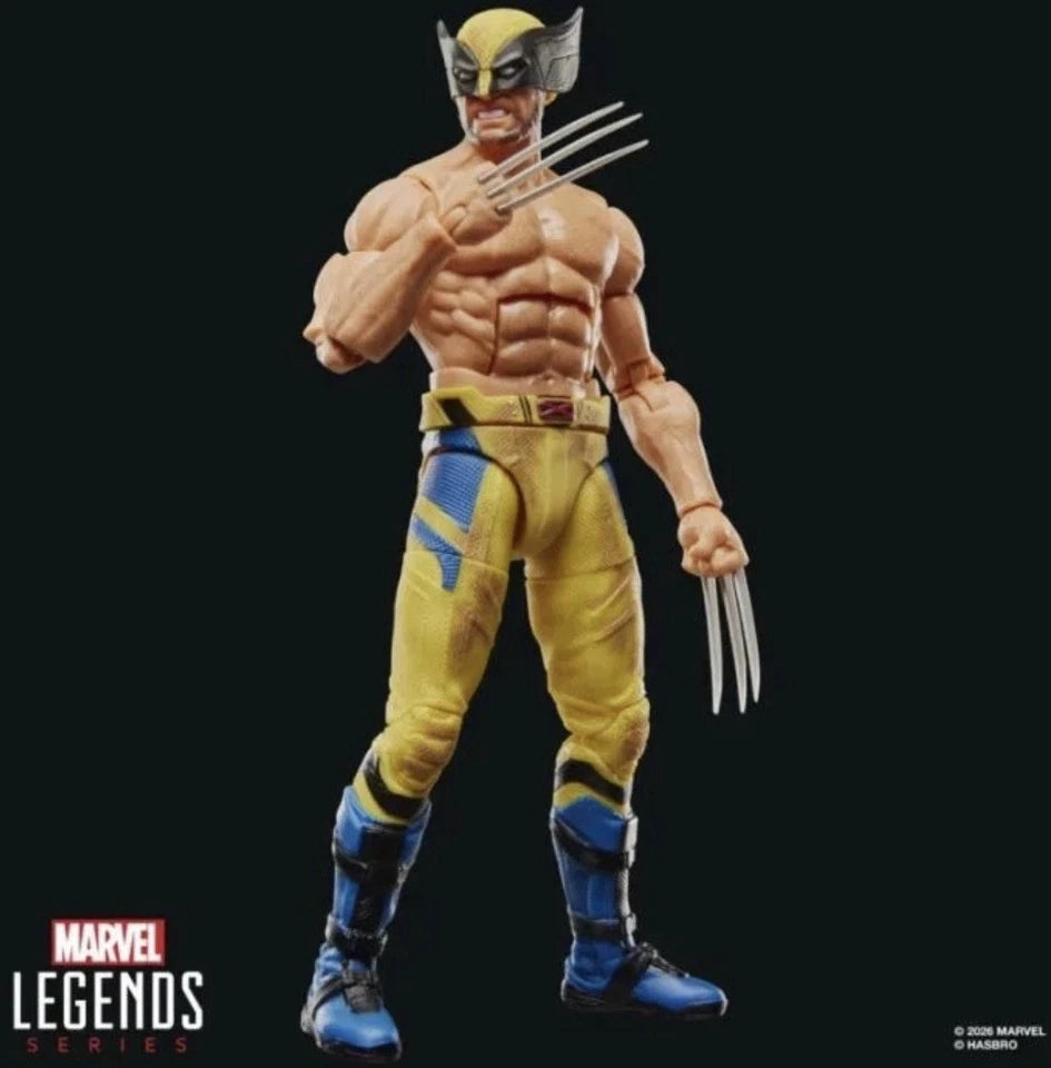 Marvel Legends Series: Hasbro 2026 DeadPool & Wolverine - Shirtless (WOLVERINE) 14+ New