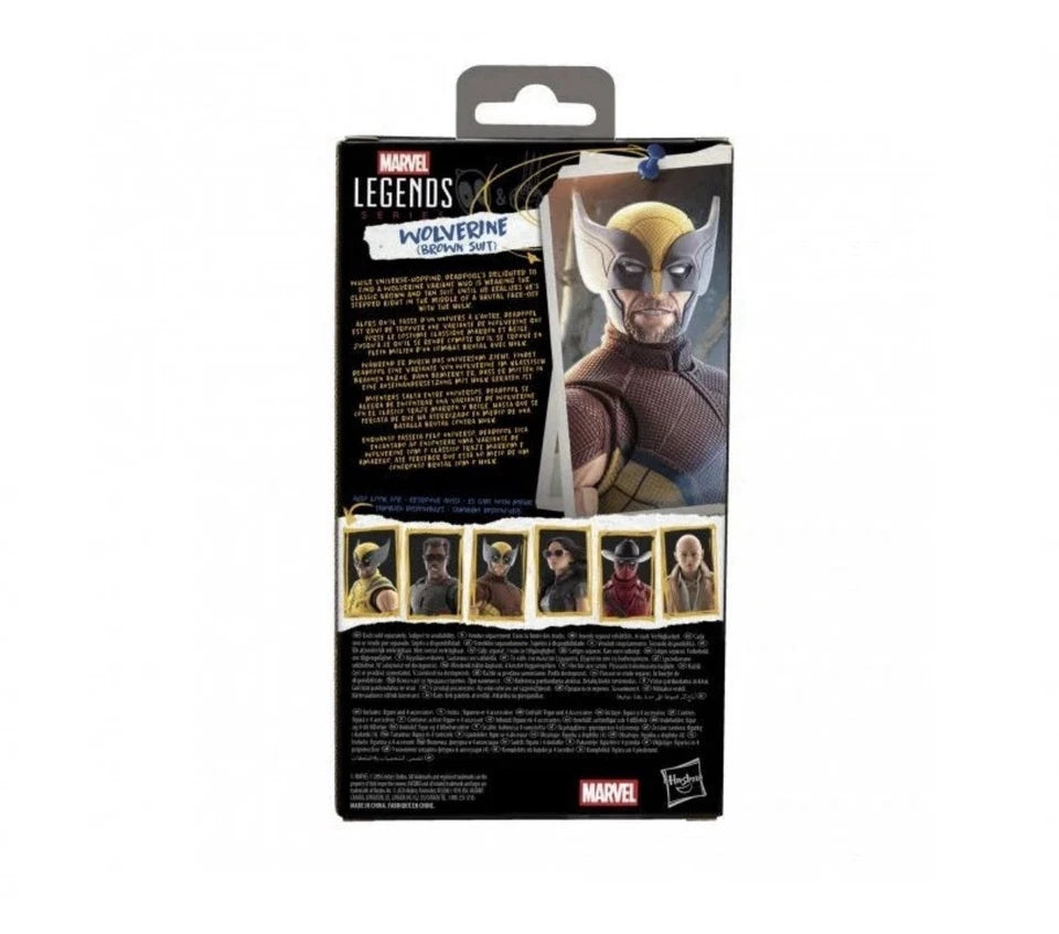 Marvel Legends Series: Hasbro 2026 Deadpool & Wolverine (WOLVERINE) Brown Suit 14+ New