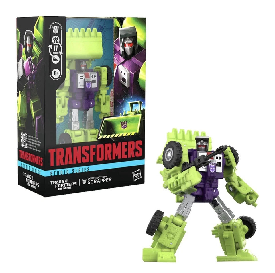 Transformers: The Movie Hasbro 2025 SS VC Constructicon (SCRAPPER) 8+ Brand New