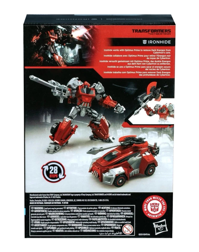 Transformers: War For Cybertron Hasbro 2025 SS Voyager Class IRONHIDE 8+ Brand New