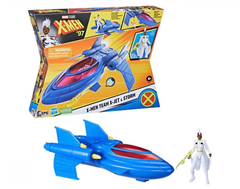 Marvel Studios: Hasbro 2023 X-Men ‘97 (X-MEN TEAM X-JET & STORM) 4+ Brand New