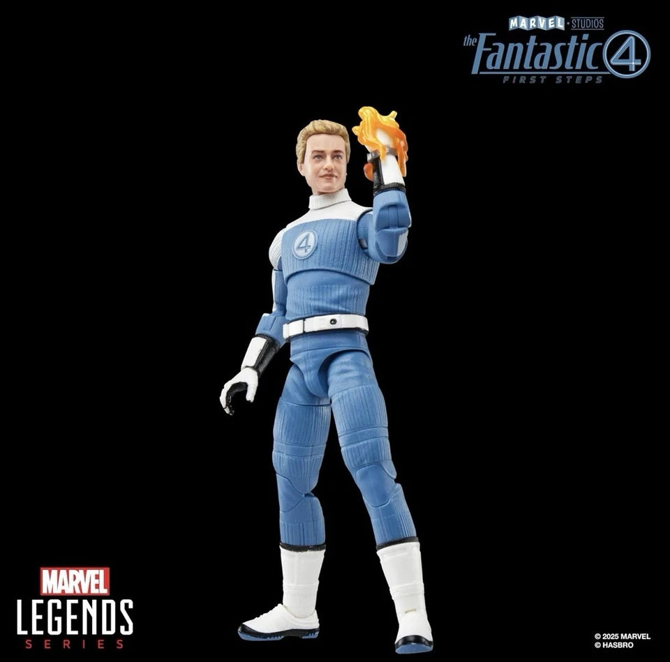 Marvel Legends Series: Hasbro 2025 The Fantastic 4: First Steps (JOHNNY STORM) 4+ New