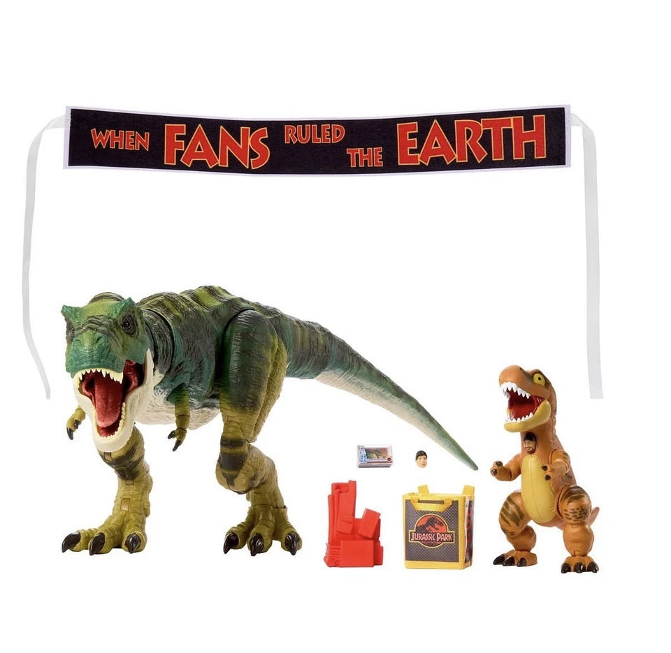 Jurassic World: Hammond Collection Mattel SDCC 2025 T-REX CONVENTION CRASHER 8+