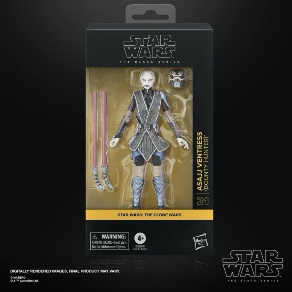 Star Wars: The Clone Wars - The Black Series Hasbro 2025 (ASAJJ VENTRESS) 4+ New