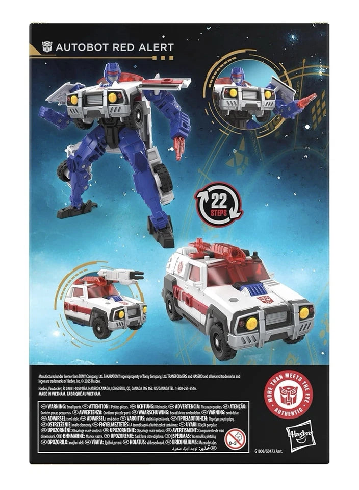 Transformers: Age of The Primes Hasbro 2025 Voyager Class Autobot (RED ALERT) 8+ New