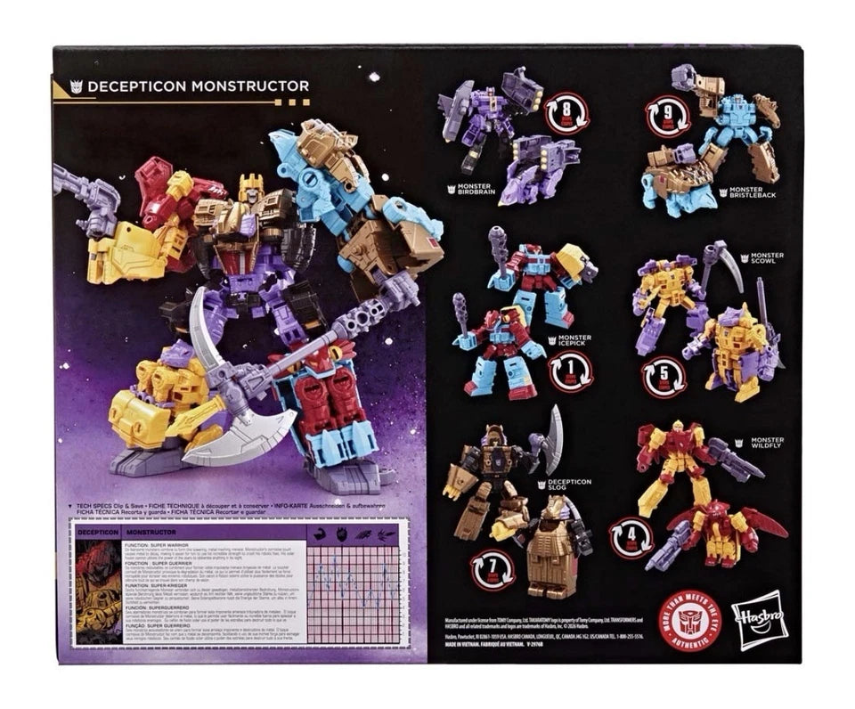 Transformers: Age of The Primes Hasbro 2026 DECEPTICON MONSTRUCTOR 8+ Brand New