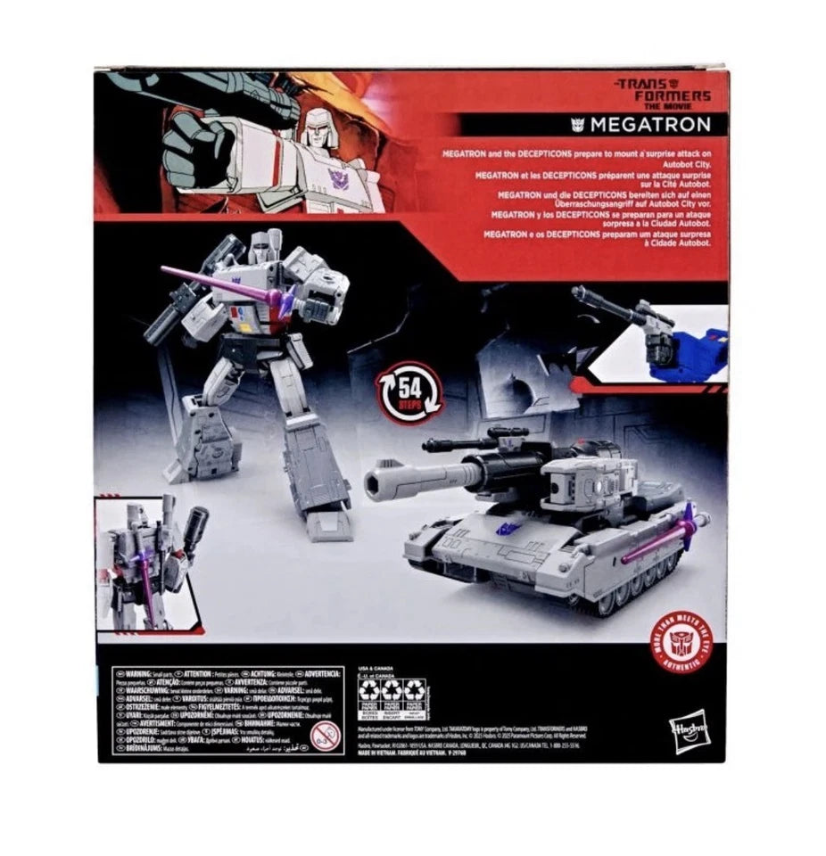 Transformers The Movie: Hasbro 2025 Studio Series Leader Class (MEGATRON) 8+ New