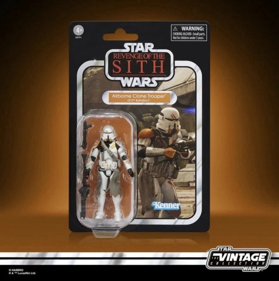Star Wars: Revenge of The Sith Hasbro 2025 TVC OBI-WAN KENOBI & CLONE TROOPER 4+ New