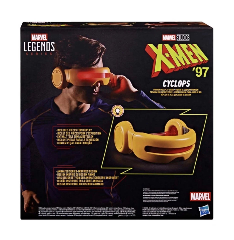 Marvel Legends Series: Hasbro 2026 X-Men ‘97 (CYCLOPS) Roleplay Visor 14+ New