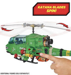 TMNT X G.I.JOE: Playmates Toys 2026 - (TURTLE-FLY COPTER) 4+ Brand New