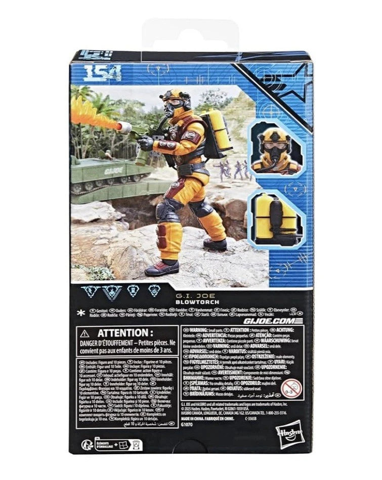 G.I. Joe Classified Series: Hasbro 2025 BLOWTORCH #154 4+ Brand New