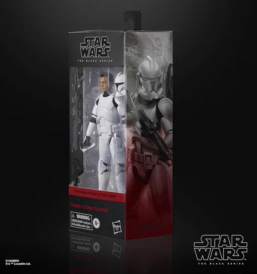 Star Wars: Attack of The Clones Hasbro 2023 The Black Series PHASE I CLONE TROOPER 4+ New