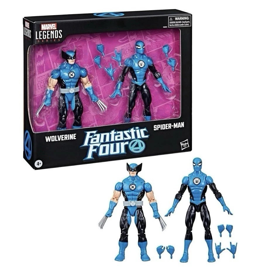 Marvel Legends Series: Hasbro 2024 (Fantastic Four) WOLVERINE & SPIDER-MAN 4+ New