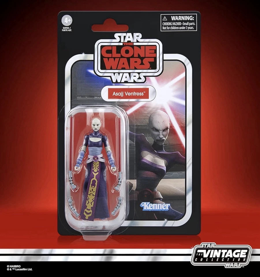 Star Wars: The Clone Wars Hasbro 2025 The Vintage Collection (ASAJJ VENTRESS) 4+ New