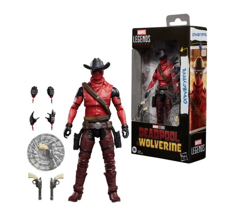 Marvel Legends Series: Hasbro 2026 Deadpool & Wolverine - (COWBOYPOOL) 14+ New