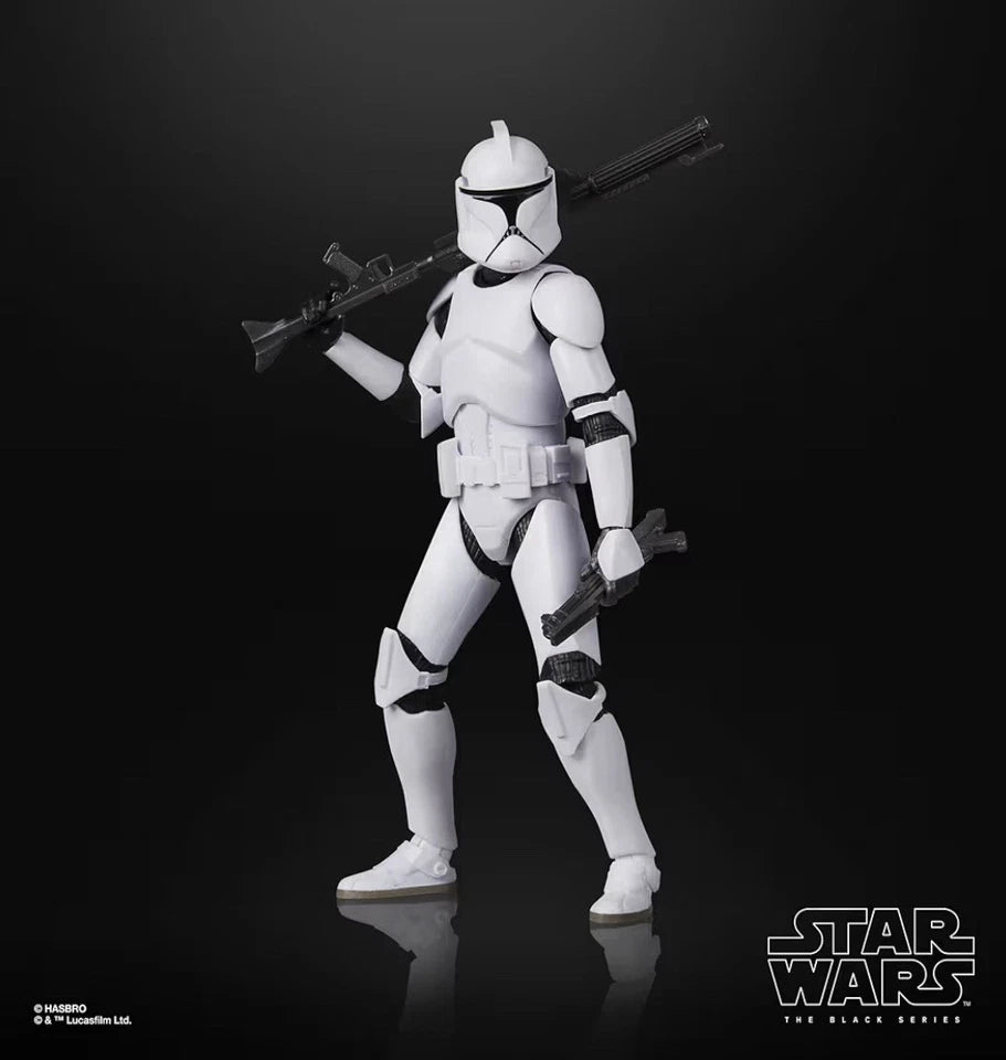 Star Wars: Attack of The Clones Hasbro 2023 The Black Series PHASE I CLONE TROOPER 4+ New
