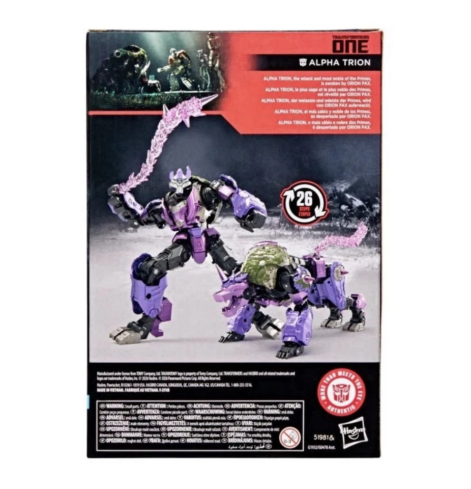 Transformers: One Hasbro 2026 Studio Series Voyager Class (ALPHA TRION) 8+ New