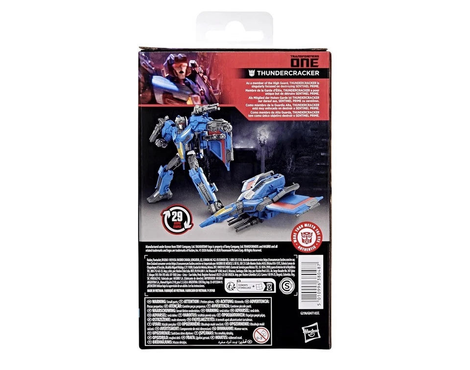 Transformers One: Hasbro 2026 Studio Series Deluxe Class THUNDERCRACKER 8+ New
