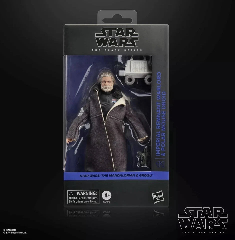 Star Wars: The Mandalorian & Grogu Hasbro 2026 The Black Series IMPERIAL REMNANT WARLORD & POLAR MOUSE DROID 4+ New