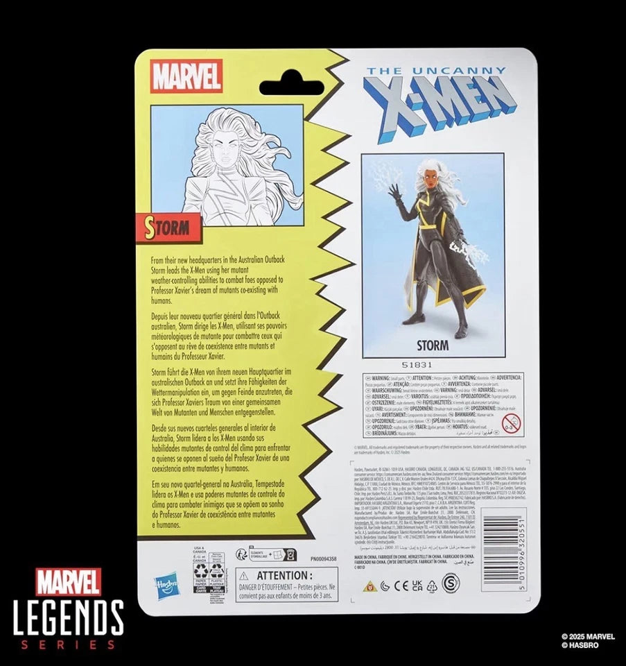 Marvel Legends Comics: Hasbro 2025 The Uncanny X-Men (STORM) 4+ Brand New