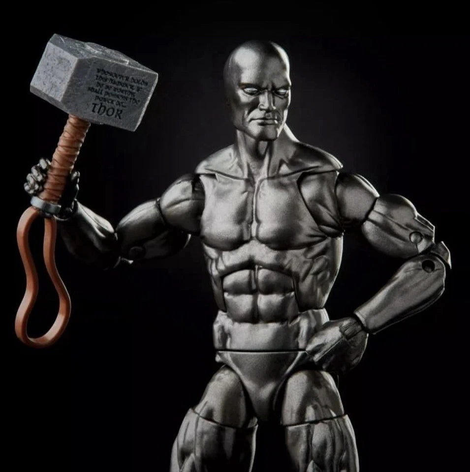 Marvel Legends Series: Hasbro 2025 Silver Surfer (SILVER SURFER) With Mjolnir 4+ New