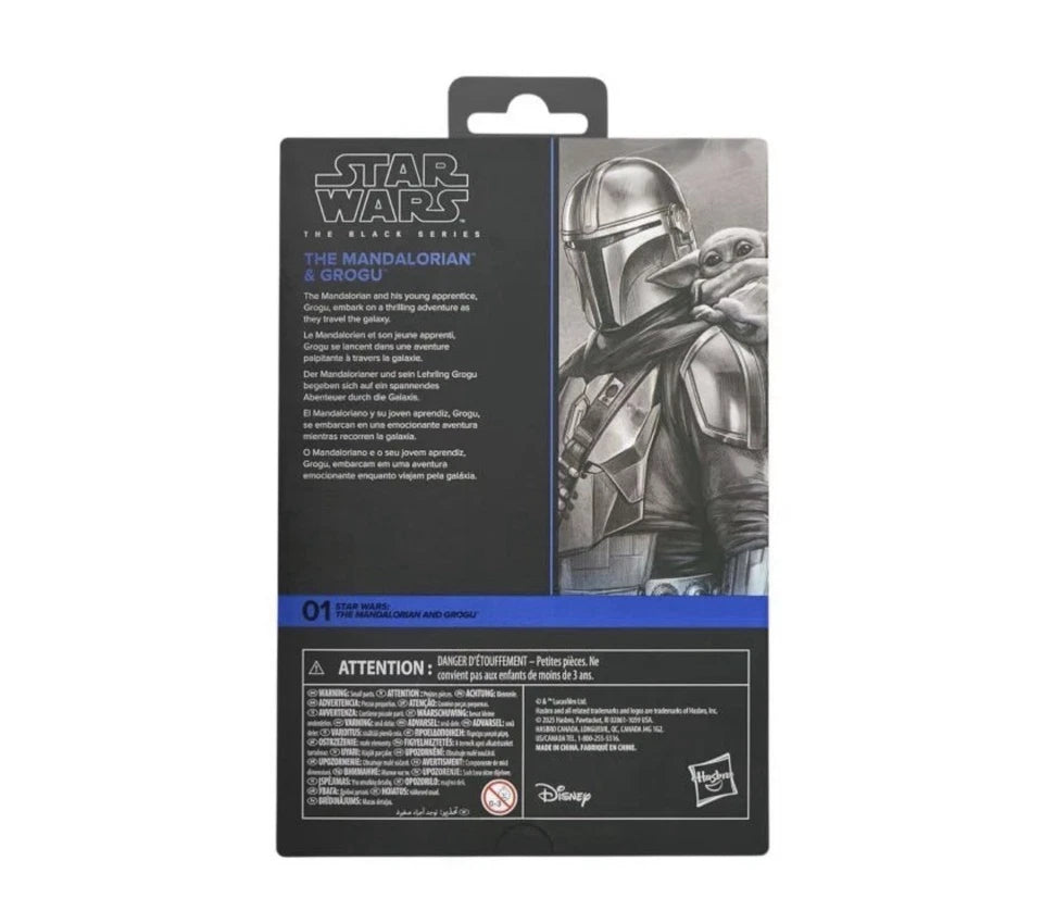 Star Wars: The Black Series Hasbro 2025 (THE MANDALORIAN & GROGU) 4+ Brand New